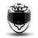 Berik FF871 Racing Full Face Motorcycle Мотошлем Black White