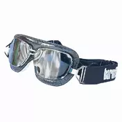 Baruffaldi маска Moto Supercompetition Custom Vintage Leather Black Crocco