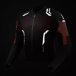 Rebelhorn JAX Motorcycle мотокуртка Black Red