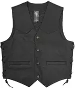 Genuine Leather Motorcycle жилет Custom In-Pro Model Wild