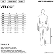 VELOCE Black White Motorcycle Leather мотоштаны