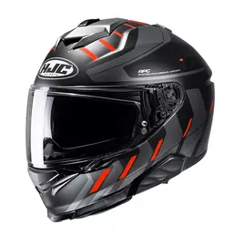 Hjc I71 Simo Мотошлем Orange Black Оранжевый