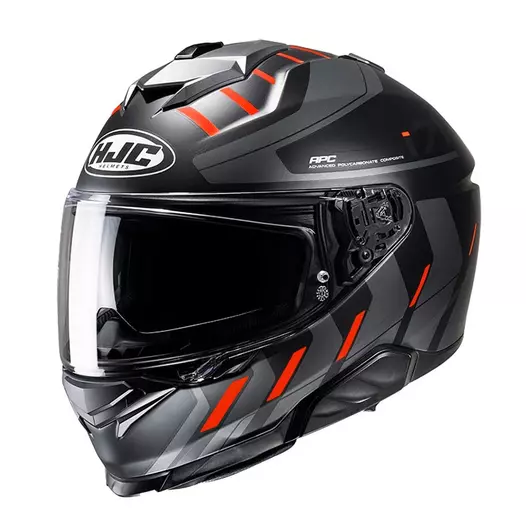 Hjc I71 Simo Мотошлем Orange Black Оранжевый (размер: l)