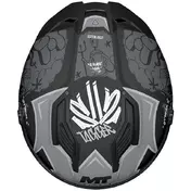 Mt Мотошлемs STINGER 2 KIDS TAGGER B2 Full Face Motorcycle Мотошлем for Kids, Matte Grey