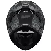 Mt Мотошлемs STINGER 2 KIDS TAGGER B2 Full Face Motorcycle Мотошлем for Kids, Matte Grey