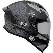 Mt Мотошлемs STINGER 2 KIDS TAGGER B2 Full Face Motorcycle Мотошлем for Kids, Matte Grey