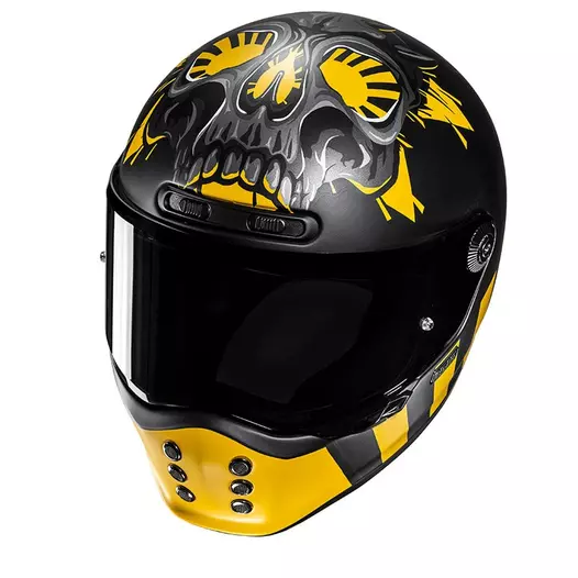 Hjc V10 Crania Мотошлем Yellow Желтый