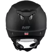 MT Мотошлемs LITE PURE A1 Kids Jet Motorcycle Мотошлем, Matte Black