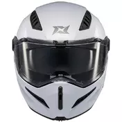 Axxis Modular Motorcycle Мотошлем fu409 SV Ghostfighter Solid A0 Gloss White