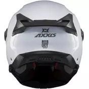 Axxis Modular Motorcycle Мотошлем fu409 SV Ghostfighter Solid A0 Gloss White