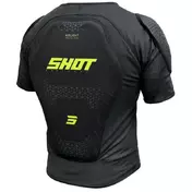 SHOT AIRLIGHT Protective футболка Black Fluorescent Yellow