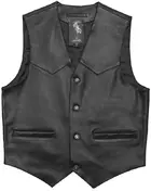 Genuine Leather Motorcycle жилет Custom In-Pro Piston Model