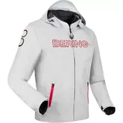 Bering WARWICK Motorcycle мотокуртка Light Grey Red