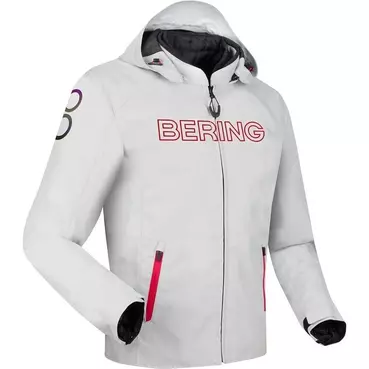 Bering WARWICK Motorcycle мотокуртка Light Grey Red