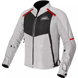 LS2 BREEZE MAN Motorcycle мотокуртка Grey Black Red