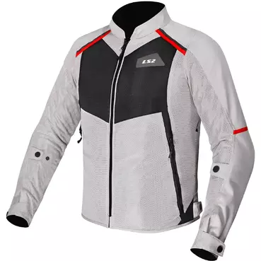 LS2 BREEZE MAN Motorcycle мотокуртка Grey Black Red