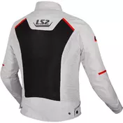 LS2 BREEZE MAN Motorcycle мотокуртка Grey Black Red