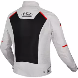 LS2 BREEZE MAN Motorcycle мотокуртка Grey Black Red