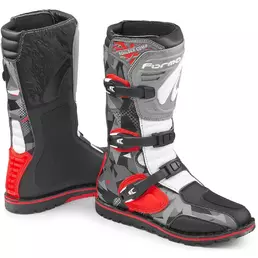 Enduro & Trial Motorcycle мотоботинки Shape BOULDER COMP Camo Red White Gray