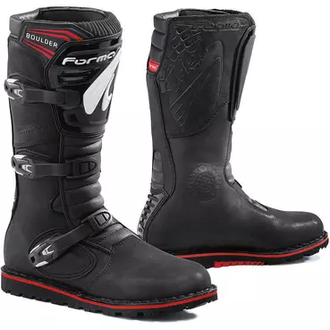 Boot Enduro & Trial Shape BOULDER Black