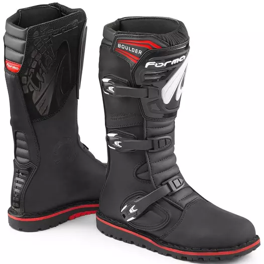 Boot Enduro & Trial Shape BOULDER Black