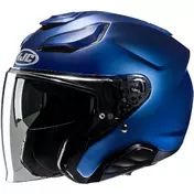 Hjc F31 Semi Blue Metallic Matt Jet Motorcycle Мотошлем