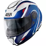Givi X26 Square Modular Motorcycle Мотошлем P/J Metallic White Blue Red