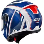 Givi X26 Square Modular Motorcycle Мотошлем P/J Metallic White Blue Red