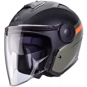 Caberg SOHO ZEPHYR Jet Motorcycle Мотошлем Matt Black Military Green Orange