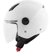 Kappa KV28S Jet Motorcycle Мотошлем Single Color White