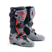 Alpinestars Tech 10 Enduro мотоботинки Grey Red Fluo Серый