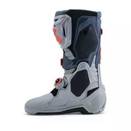 Alpinestars Tech 10 Enduro мотоботинки Grey Red Fluo Серый