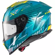Premier Integral Motorcycle Мотошлем HYPER XR21 Blue Yellow
