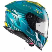 Premier Integral Motorcycle Мотошлем HYPER XR21 Blue Yellow