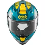 Premier Integral Motorcycle Мотошлем HYPER XR21 Blue Yellow