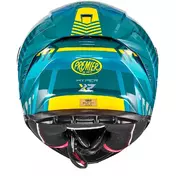 Premier Integral Motorcycle Мотошлем HYPER XR21 Blue Yellow