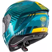 Premier Integral Motorcycle Мотошлем HYPER XR21 Blue Yellow