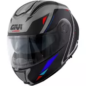 Givi X26 Square Modular Motorcycle Мотошлем P/J Matt Grey Black Red Blue
