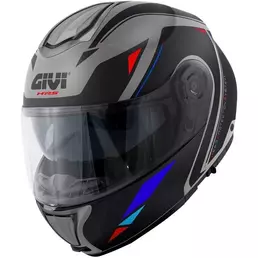 Givi X26 Square Modular Motorcycle Мотошлем P/J Matt Grey Black Red Blue