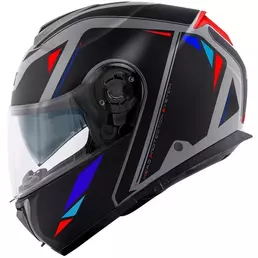 Givi X26 Square Modular Motorcycle Мотошлем P/J Matt Grey Black Red Blue