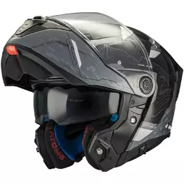 Mt Мотошлемs ATOM 2 SV HIGHLANDS C2 Modular Motorcycle Мотошлем P/J Grey Gloss Black