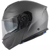 Kappa KV50 B Solid Matt Titanium Modular Motorcycle Мотошлем