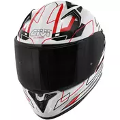 Givi 50.9 ASSAULT Full Face Motorcycle Мотошлем White Black Red