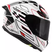 Givi 50.9 ASSAULT Full Face Motorcycle Мотошлем White Black Red