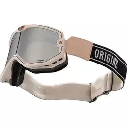 Vintage Motorcycle маска Mask Origin FLORENCE Radical Black Silver Mirror Lens