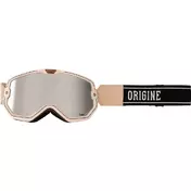 Vintage Motorcycle маска Mask Origin FLORENCE Radical Black Silver Mirror Lens