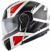 Kappa KV50F GALAXY Modular Motorcycle Мотошлем P/J White Black Red