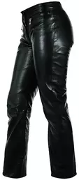 Custom Genuine Leather Motorcycle мотоштаны A pro-Model Fashion Lady Black