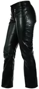 Custom Genuine Leather Motorcycle мотоштаны A pro-Model Fashion Lady Black