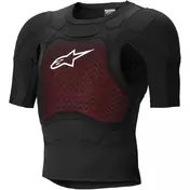 Alpinestars BIONIC PLASMA LT Short-Sleeved Cross Enduro Protective мотокуртка Black White
